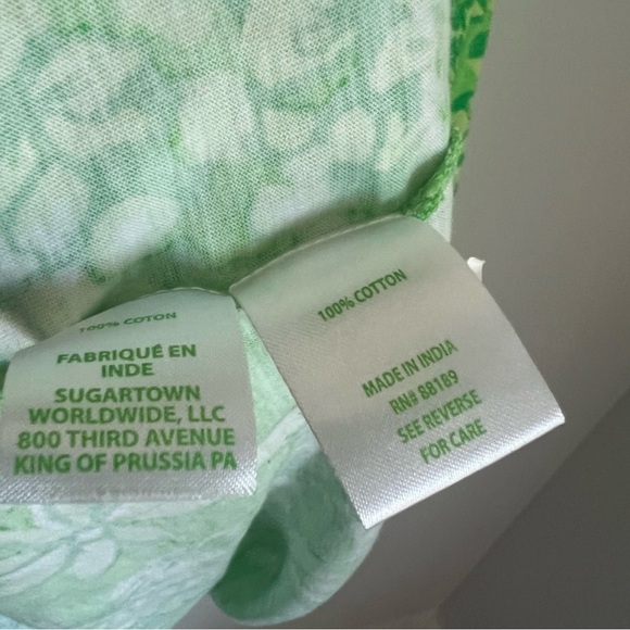 💚 Lilly Pulitzer HTF! Womens Lorina “Limeade Spring Thing” tiered dress XL - Picture 4 of 4